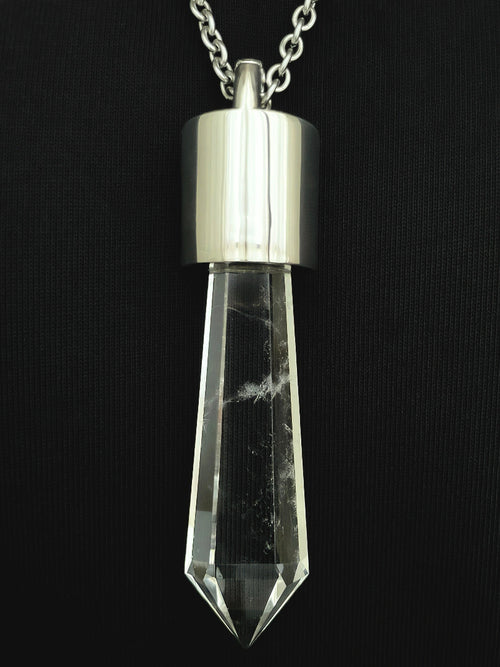 KIO Isis Crystal Shape, S925 Silver Necklace NO.2