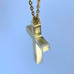 KIO Cross Necklace 925 Crystal Pendant Necklace for women men