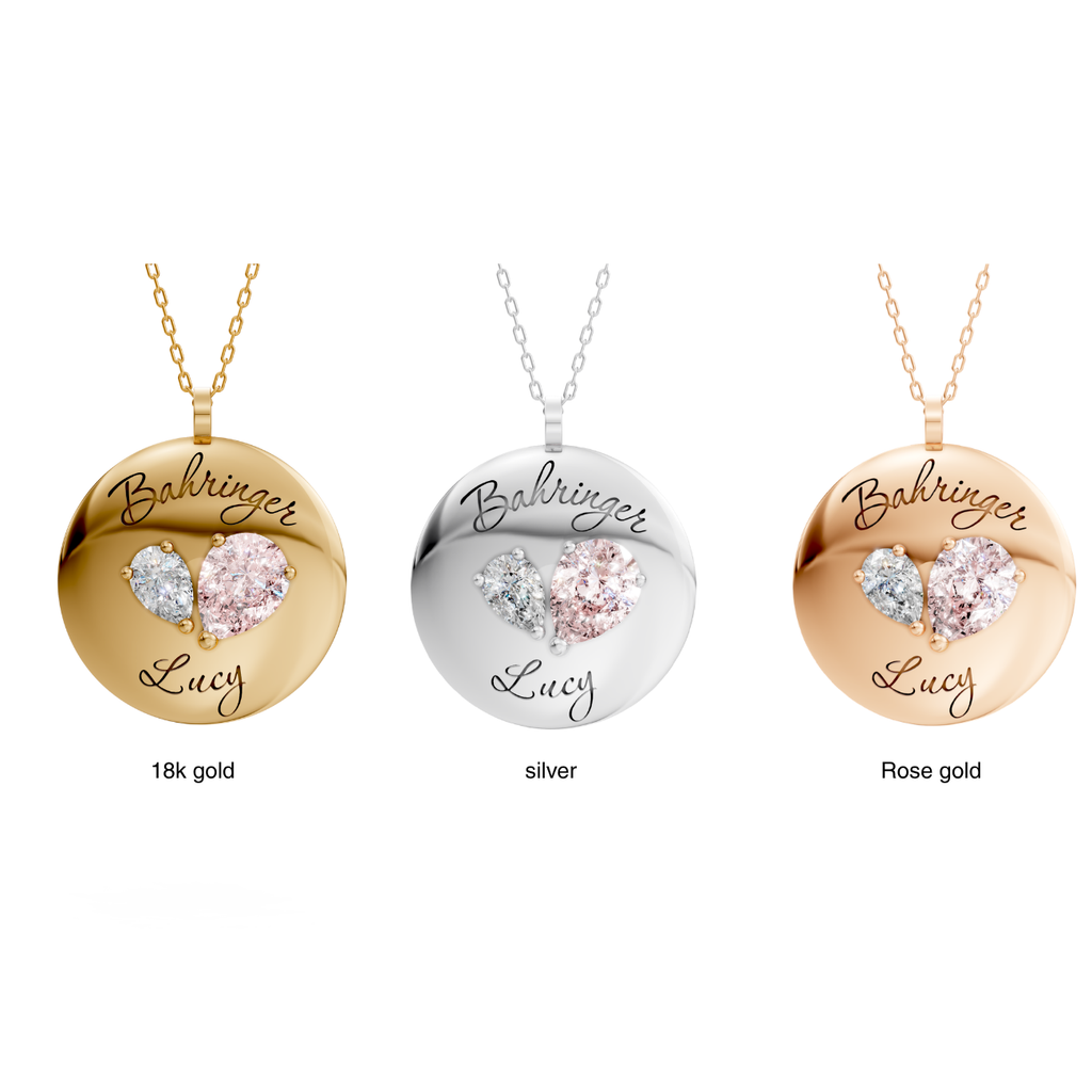 "Custom-Made For Love" Birthstone Necklace
