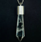 KIO Isis Crystal Shape, S925 Silver Necklace NO.1