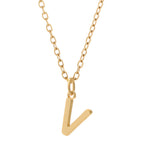 KIO Minimalist Letter Stainless Steel Necklace