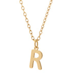 KIO Minimalist Letter Stainless Steel Necklace