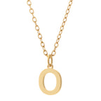 KIO Minimalist Letter Stainless Steel Necklace