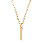 KIO Minimalist Letter Stainless Steel Necklace