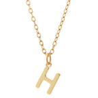 KIO Minimalist Letter Stainless Steel Necklace