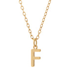 KIO Minimalist Letter Stainless Steel Necklace