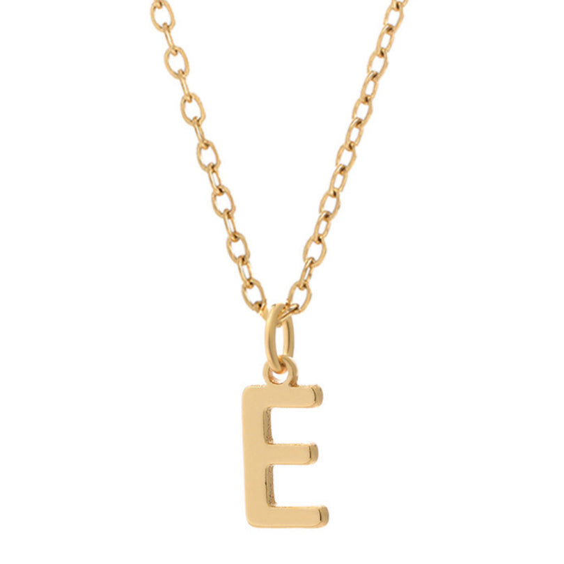 KIO Minimalist Letter Stainless Steel Necklace