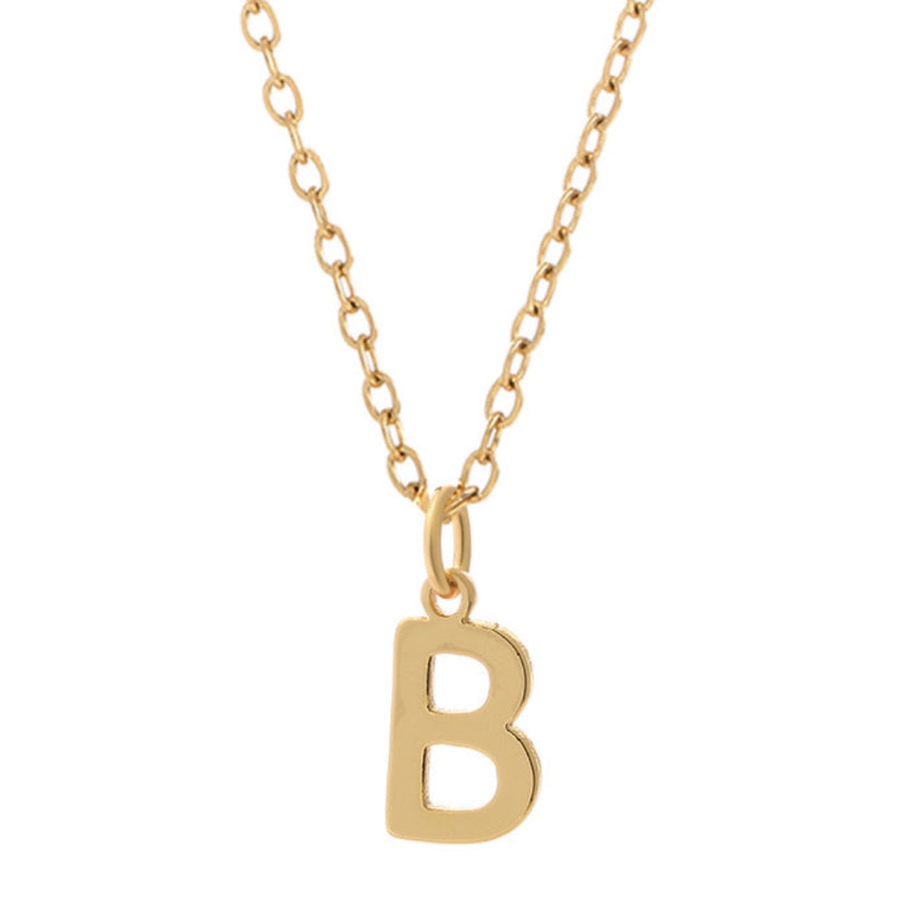 KIO Minimalist Letter Stainless Steel Necklace