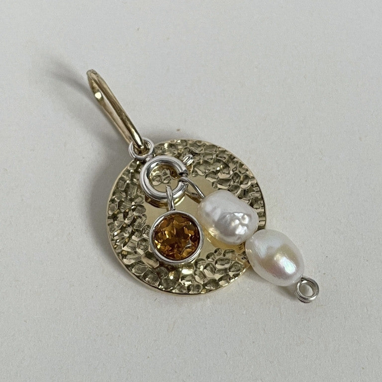 Stone Feast Gemstone Charm S925 Necklace