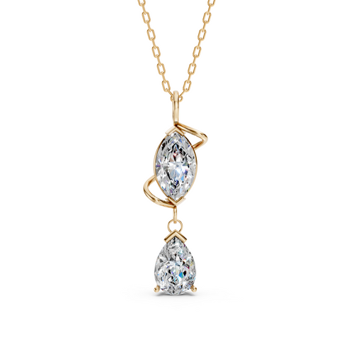 KIO Double Moissanite S925 Necklace