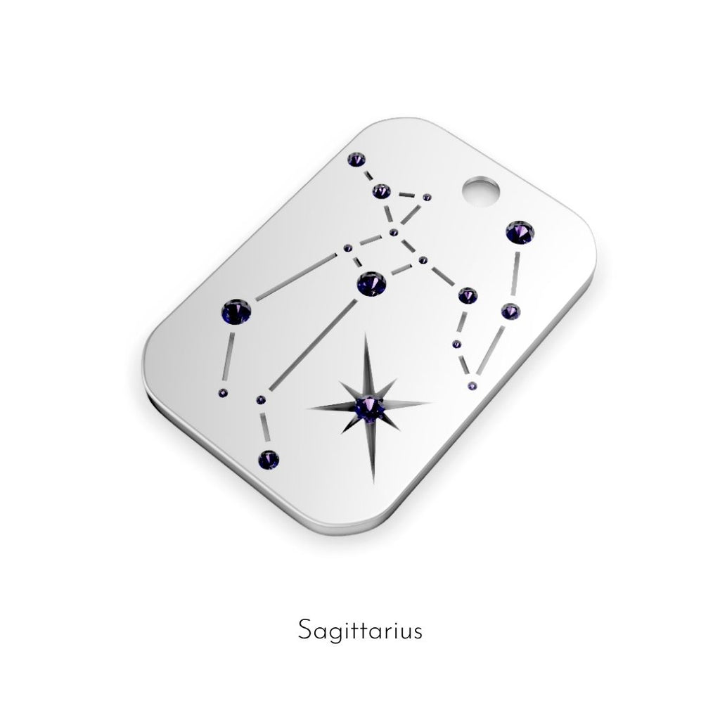 KIO Star Series Zodiac S925 Pendent Necklace-Star Chart