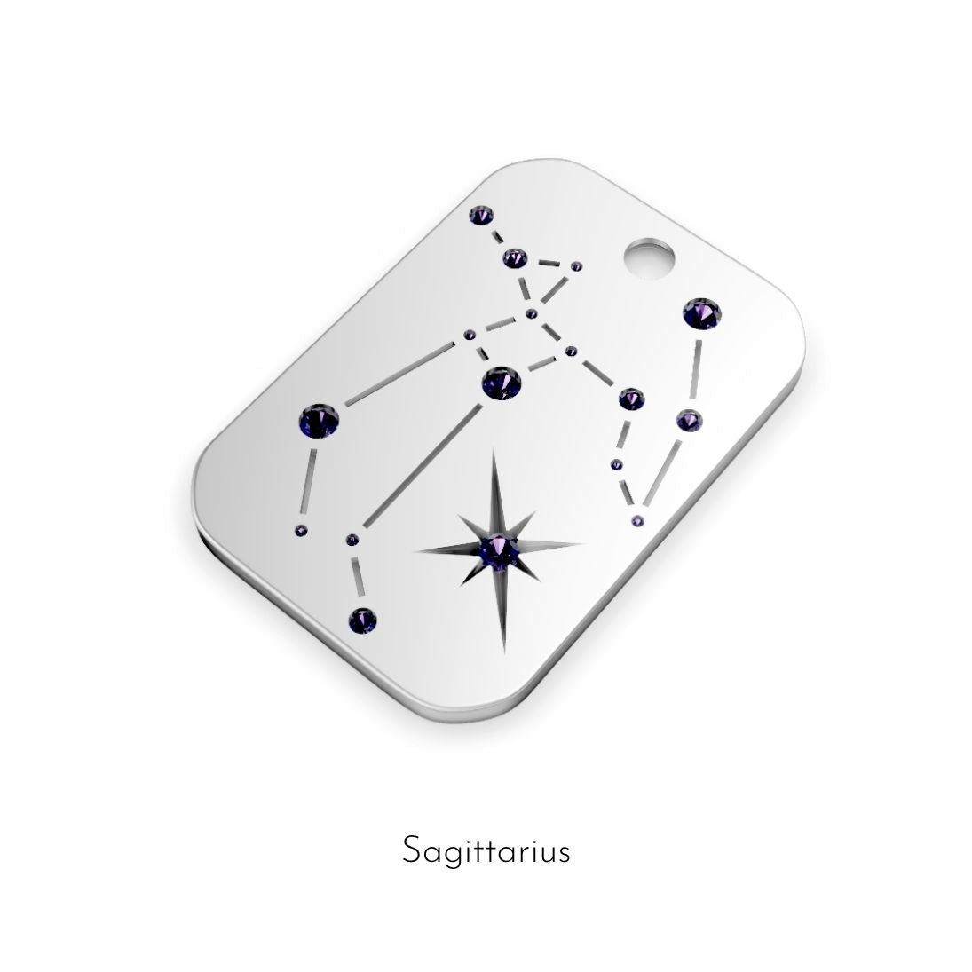 KIO Star Series Zodiac S925 Pendent Necklace-Star Chart