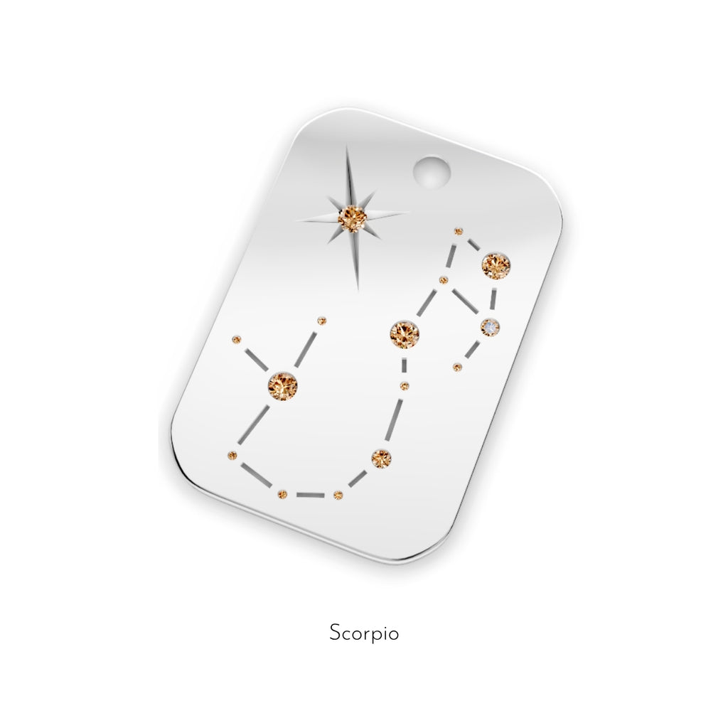 KIO Star Series Zodiac S925 Pendent Necklace-Star Chart