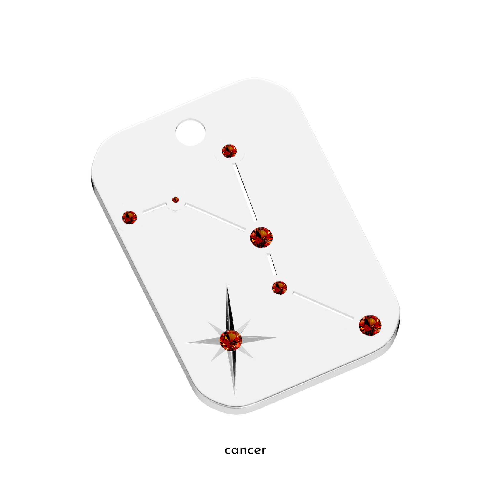 KIO Star Series Zodiac S925 Pendent Necklace-Star Chart