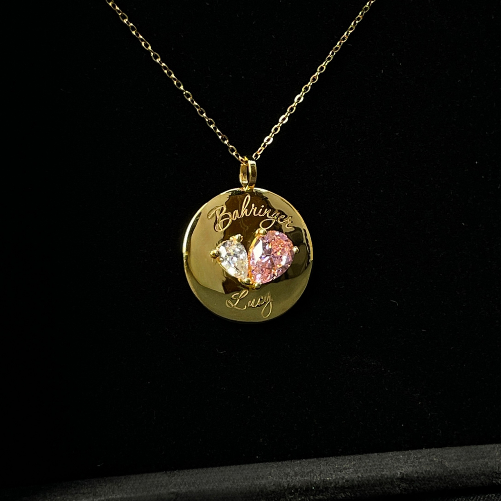 "Custom-Made For Love" Birthstone Necklace