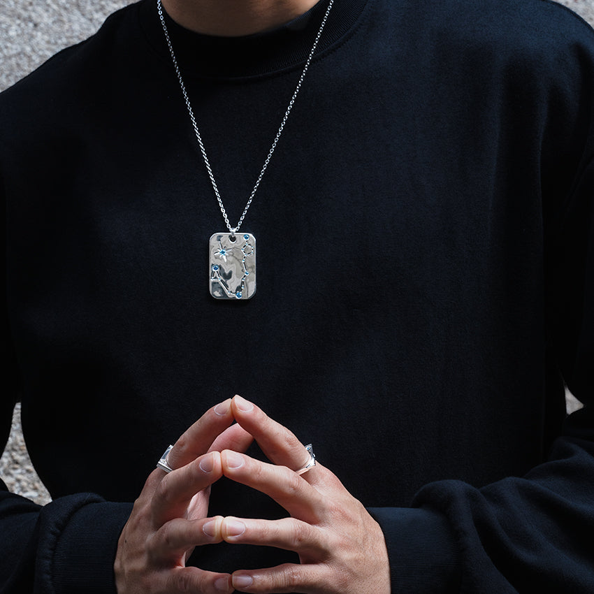 KIO Star Series Zodiac S925 Pendent Necklace-Star Chart