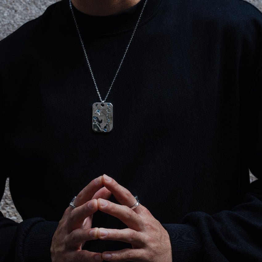 KIO Star Series Zodiac Pendent Necklace-Star Chart