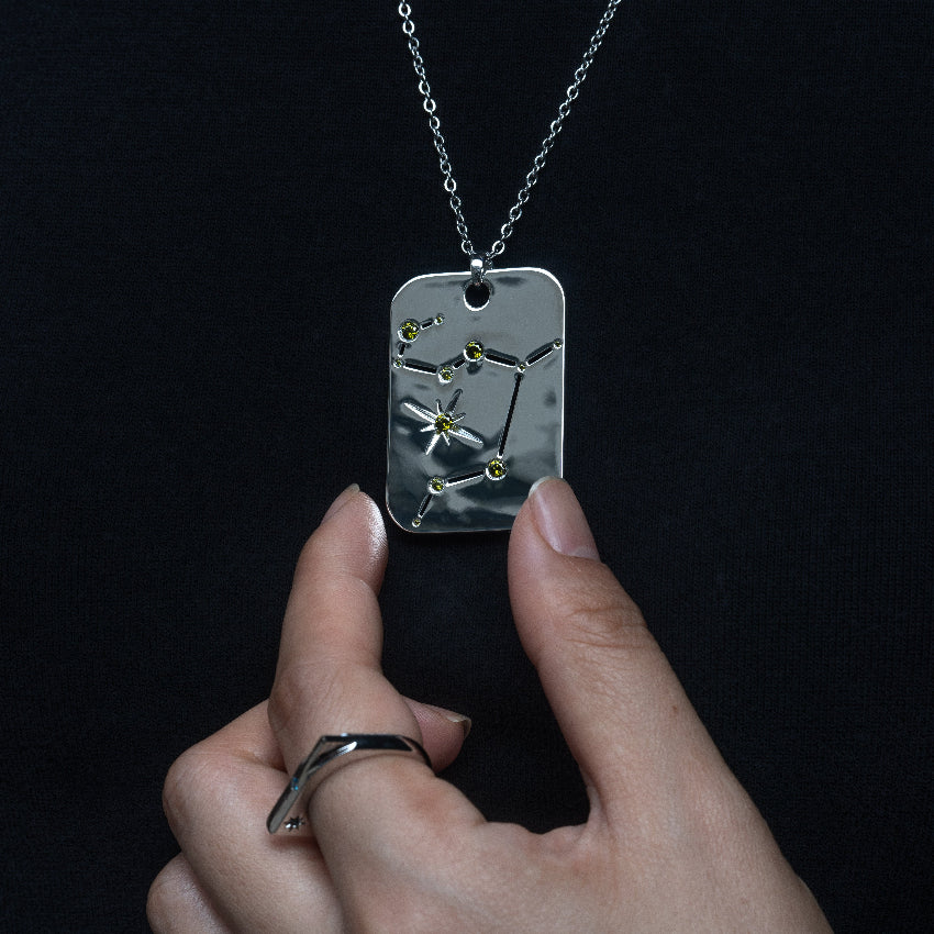 KIO Star Series Zodiac Pendent Necklace-Star Chart
