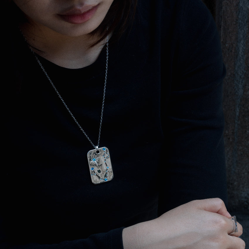KIO Star Series Zodiac Pendent Necklace-Star Chart