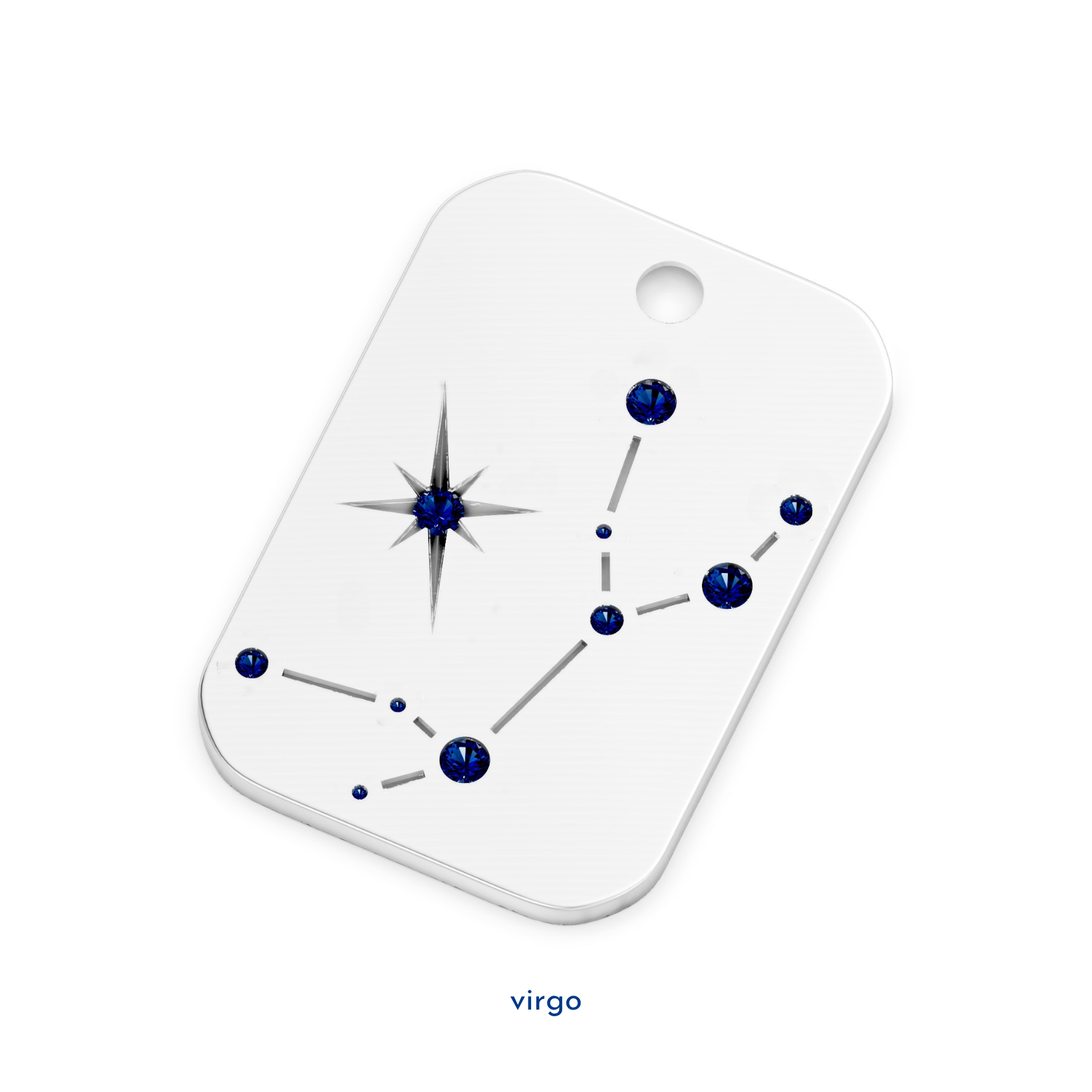 KIO Star Series Zodiac S925 Pendent Necklace-Star Chart